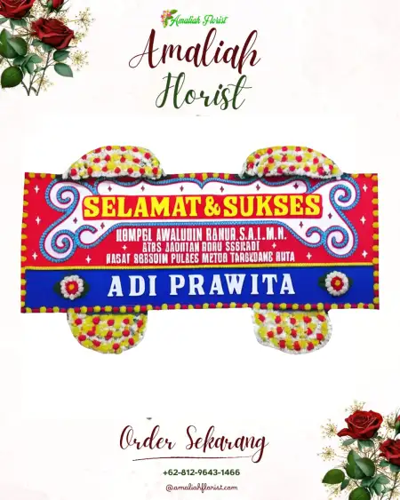 Papan Bunga Ucapan Selamat Bumireja